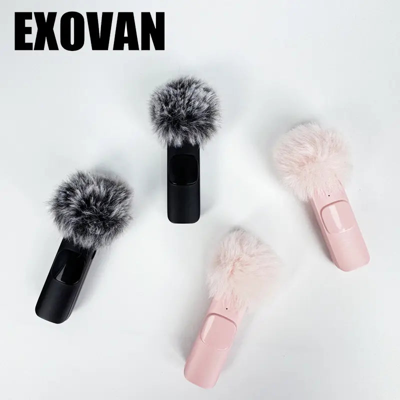 Premium Wireless Mini Microphones for iPhone/Smartphone - Crystal Clear Audio for Vlogs, Interviews & Video Recording with Noise Cancellation Technology