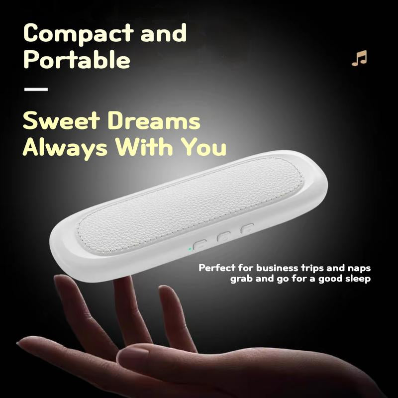 Revolutionary Under Pillow Bluetooth Speakers with Bone Conduction, 3D White Noise, Volume Control & Sleep Timer - Perfect for Side Sleepers!